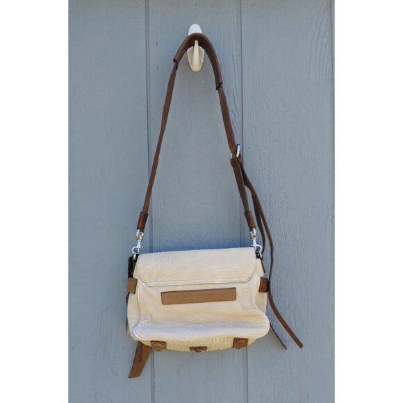 Gryson Handbags - Gryson Ellie Messenger Bag Leather Satchel Belted Buckle Saddle Bag Western Boho